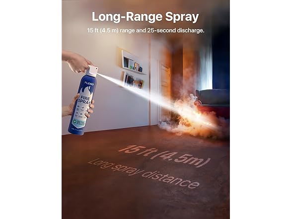 (3 Pack) PLEMO Fire Extinguisher | F62N