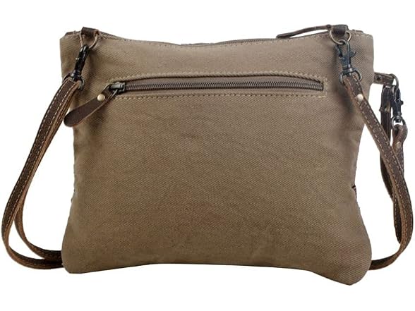 Myra Bag Laced Small & Cross-Body Bag Upcycled Cotton & Hair Leather S