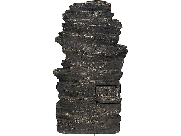 Sunnydaze Rock Falls 39-Inch Polystone Fountain