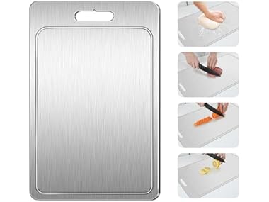 $24.99, Was $63.99, 60% Off! jiwasio Titanium cutting board dealfomo