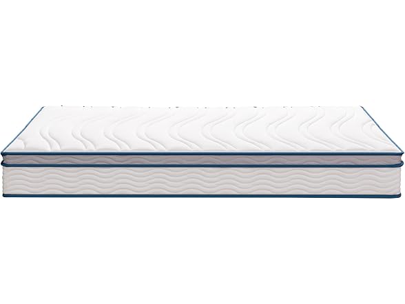 ZINUS 8 Inch Spring Sensation Hybrid Bedroom,