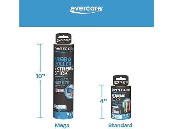 Evercare Large Surface Mega Pet Roller Refil
