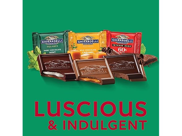 Ghirardelli Holiday Choc Squares Assortm