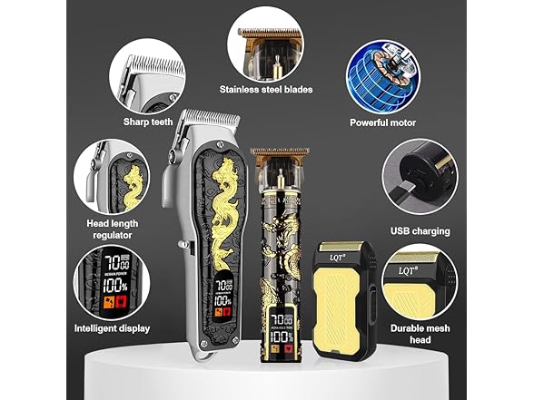 LQT Cordless Haircutting Set