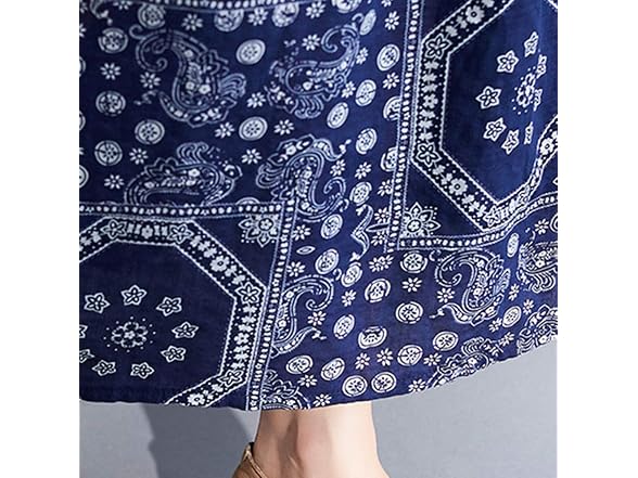 Versear Women (OS) Loose Cotton Linen Dress Dress
