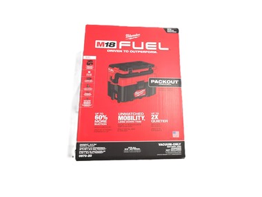 $175.99 Milwaukee 0970-20 M18 18V PACKOUT 2.5G Wet/Dry Vac dealfomo
