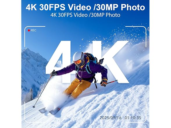 Hiicam 4K Action Camera Waterproof