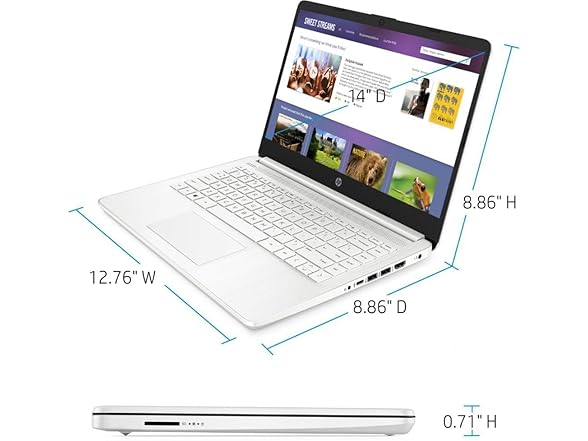 HP 14-dq3000dx 14" HD Laptop, Intel Cel