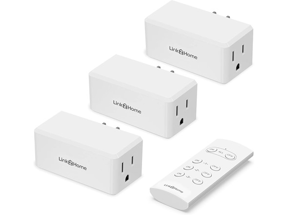 Link2Home Wireless Remote Control Outlets (6pk)