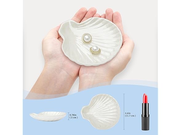 YZMICSTAR Shell Ring Trinket Dish
