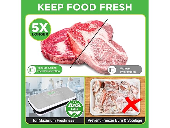 NutriChef Automatic Food Vacuum Sealer
