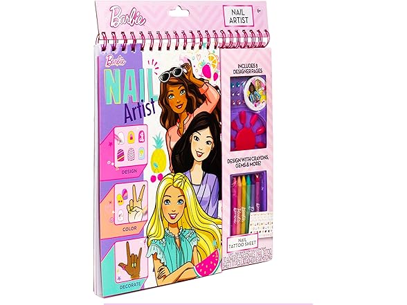 Horizon Group USA Barbie Nail Artist Magazine