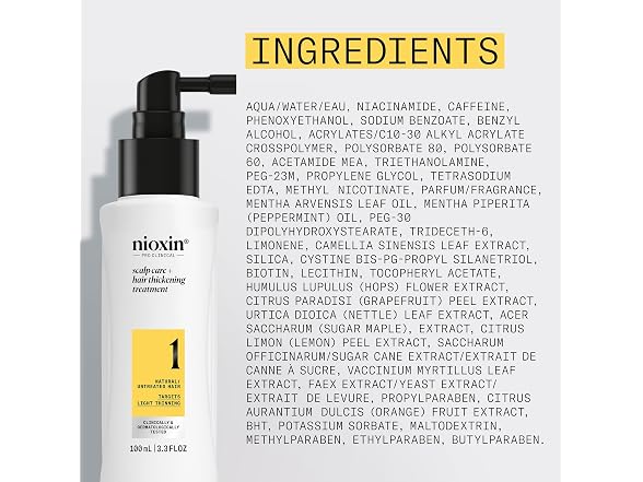 Nioxin System 1 Scalp Leave In Treatment 3.38oz