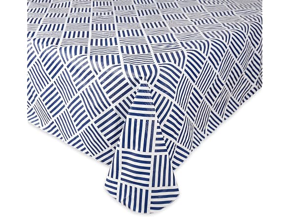 DII Indoor/Outdoor Vinyl Tabletop Collection Grid Pattern