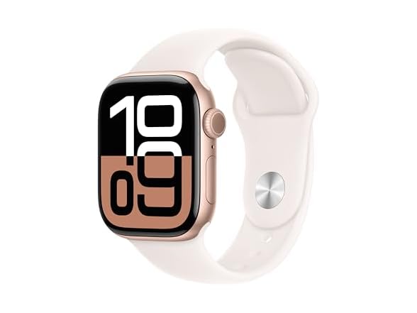 Rose Gold Aluminum Case w/ Light Blush Sport Band