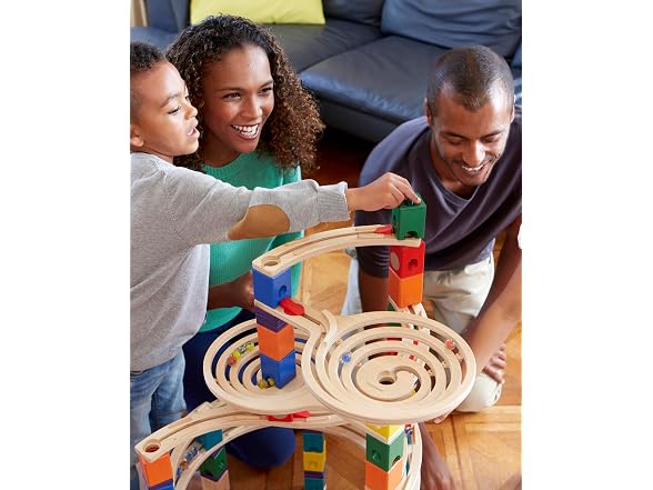 Hape Quadrilla Cyclone Wooden Marble Run Race Maze