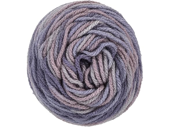 RED Heart E300.3972 Super Saver Yarn, Mulberry Mix