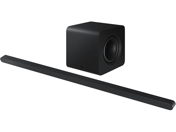 Samsung HW-S800D Ultra-Slim 3.1.2ch Wireless Dolby Atmos Soundbar with Q-Symphony (2024) Bundle with SWA-9500S Wireless Rear Speaker Kit (Open Box)