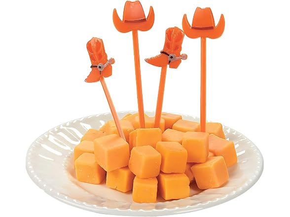 Western Hat and Cowboy Boot Picks (bulk set of 72)