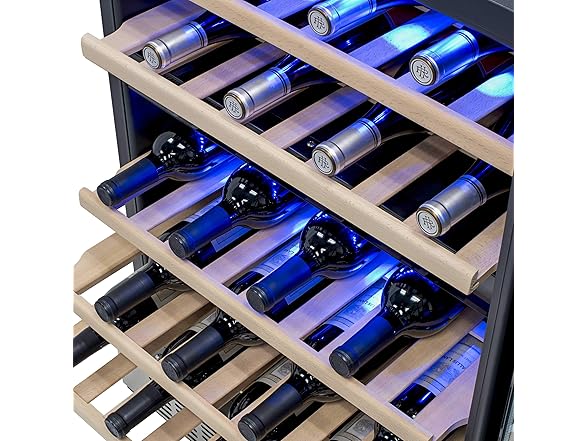Newair Dual Zone Wine Fridge - 46 Bottles