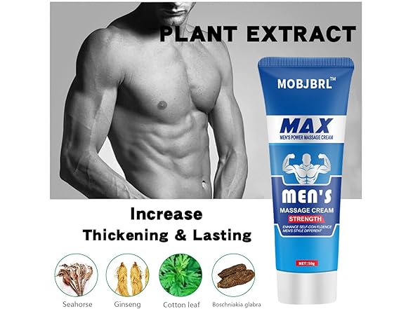 MOBJBRL Men's Massage Cream 50mg