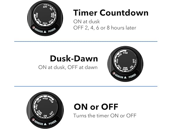 HBN Outdoor Light Timer 2 Pack