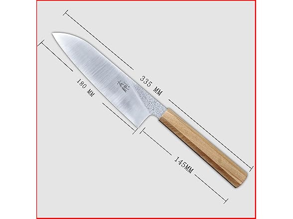 TAIE Kitchen 7in Japanese Santoku Knife