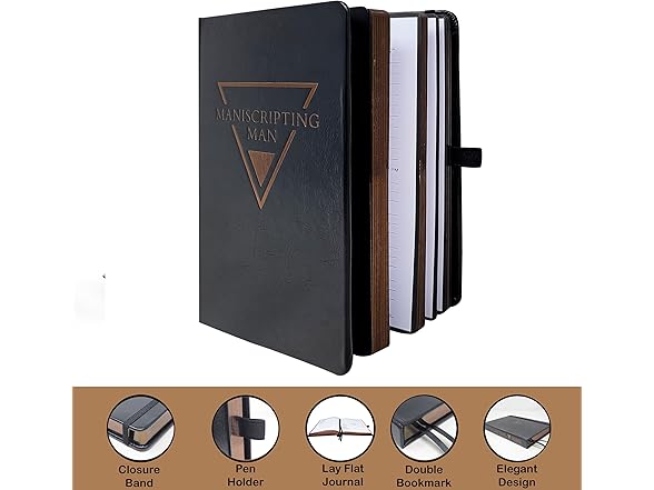 The Maniscripting Journal-(Black/Bronze)