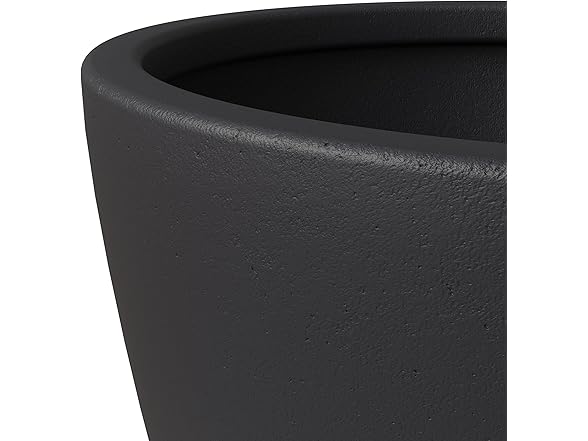 LeisureMod DP11BL Dahlia Planter Black