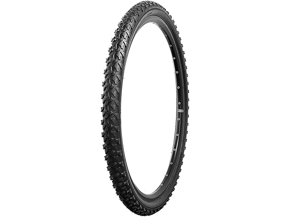 YUNSCM 24" MTB Tires & Tubes Set, 2-Pack