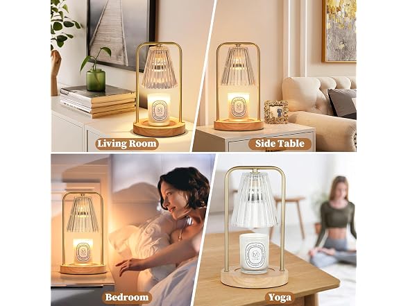 Candle Warmer Lamp with Timer, 2 Pack