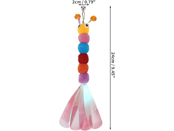 2pcs Cat Wand Replacement for Pet Interactiv