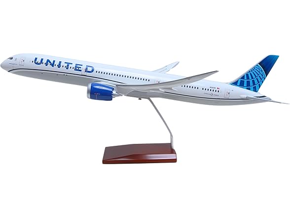SkyMarks Elite United 787-10 1/100 Scale Model Airplane