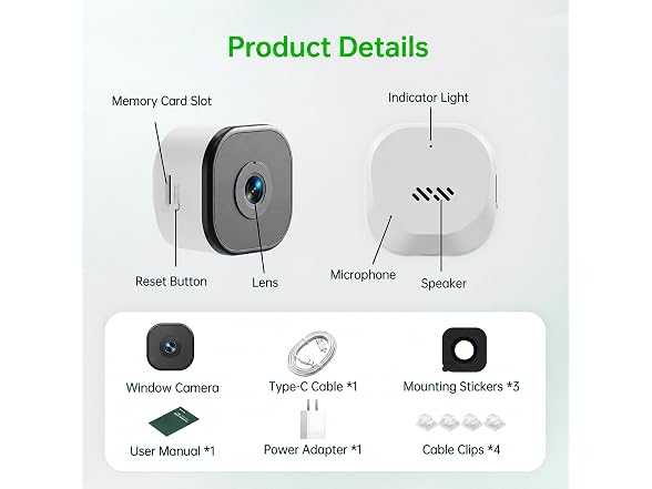 5Ghz & 2.4Ghz WiFi Security Camera for Home
