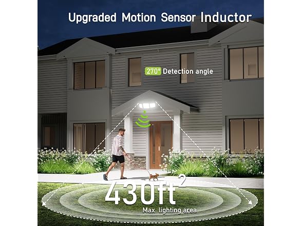 DAMINY Solar Motion Light 3-Head