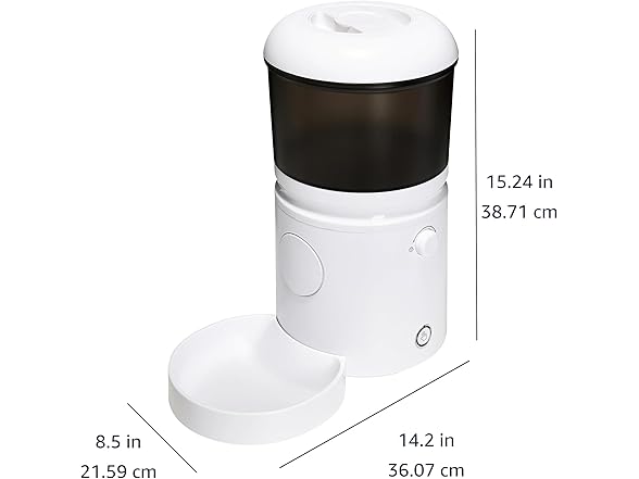Amazon Basics Automatic Pet Feeder, 4L