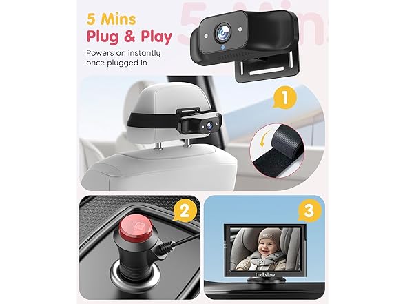 BM1 Baby Car Camera for Back Seat