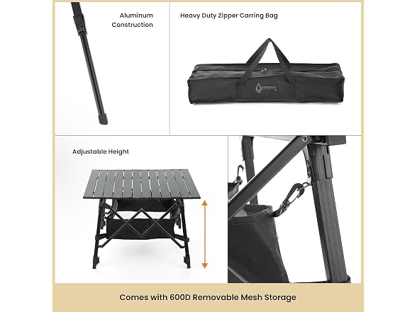 ARROWHEAD 39 in Aluminum Folding Table