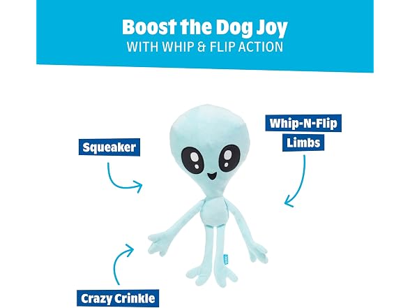 Barkbox A.R.F Dog Toy | Alien Plush Toy