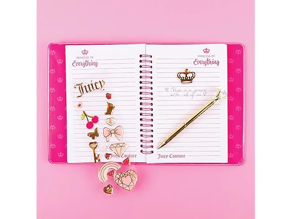 Make It Real Juicy Couture Boxed Journal Pen Set