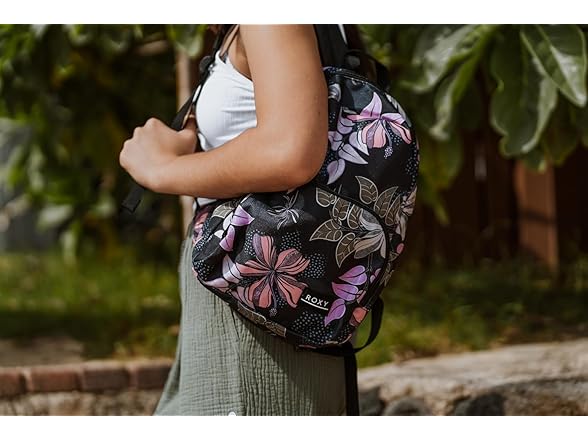 Roxy Always Core Mini Backpack, Basil Party Waves