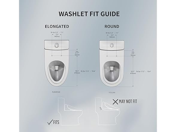 KAPOGO Bidet Toilet Seat Heated Bidet With Dryer