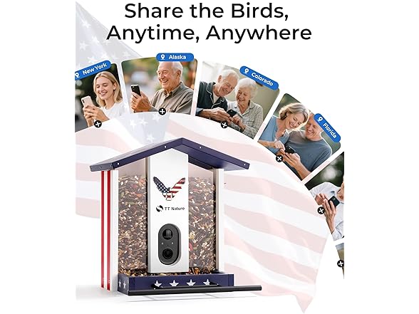 TT Nature Solar Bird Feeder Camera