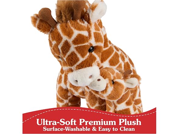 GUND Solana 10-Inch Giraffe with Calf 2-in-1 Plush Toy