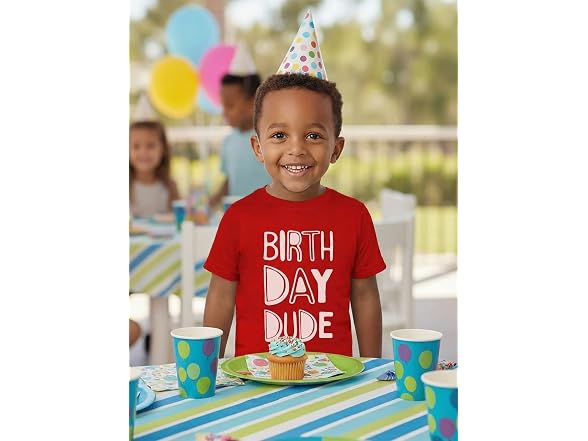 Tstars Boys (5T) It's My Birthday Dude Kids Shirt