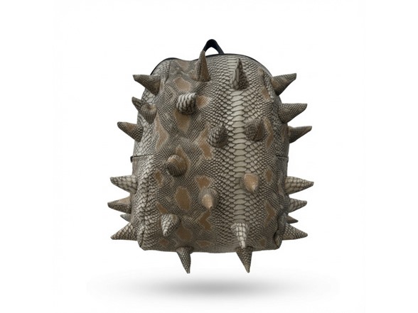 MadPax Spiked Green Reptile Skin Backpack (Medium)