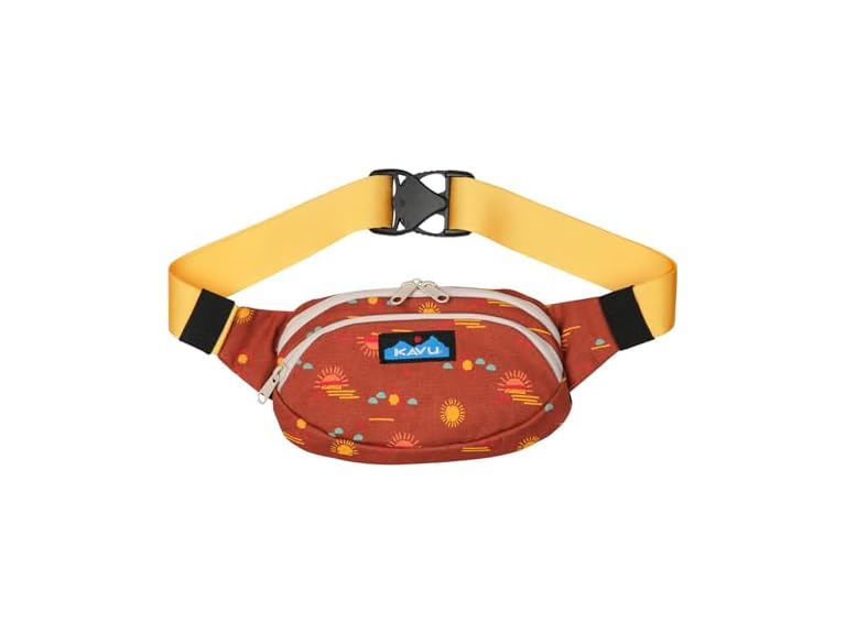 KAVU Canvas Spectator Belt Bag Hip Fanny Pack - Mirage Glow