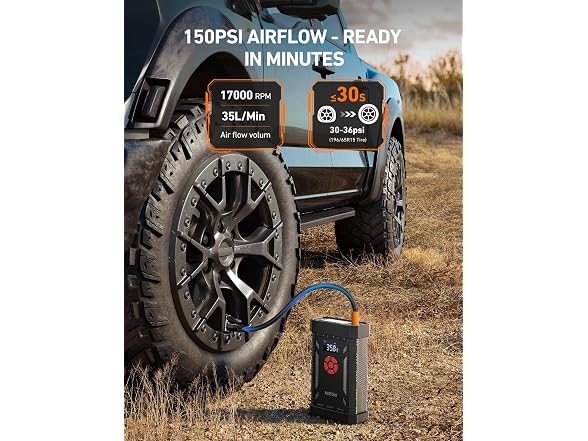 AstroAI A30 Jump Starter Tire Inflator