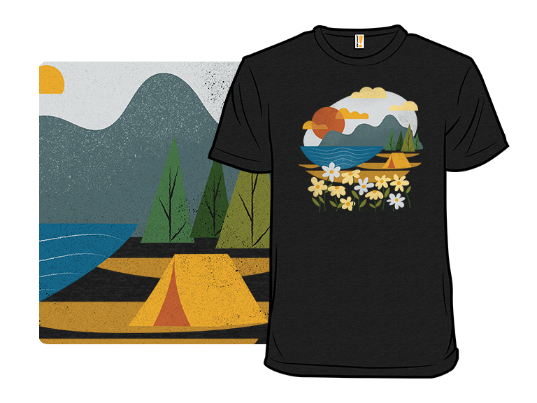 Sunset at a campsite - Gallery 8