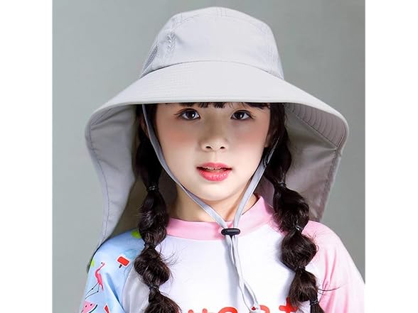 Muryobao Boys (OS) Child Summer Sun Hat Wide Flap
